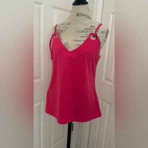 Women's Pink Sleeveless Top